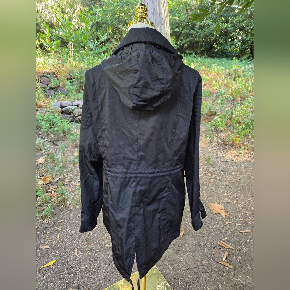 Bcbgeneration Black Utility Jacket Size Large - image 5